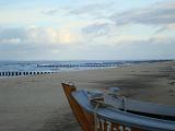 Strand im Oktober